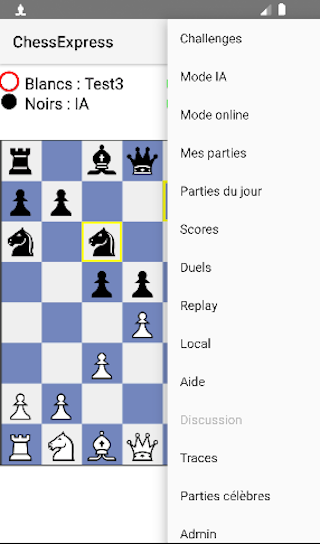 ChessExpress Echecs en ligne 스크린샷 3