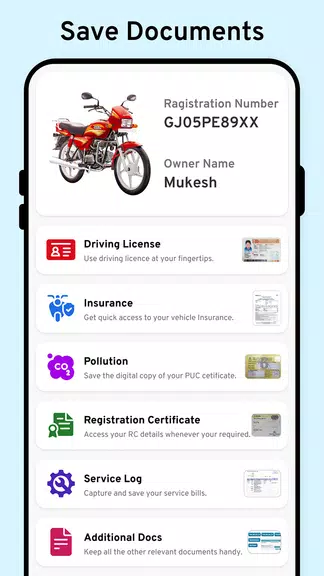 RTO Vehicle Information Screenshot 1