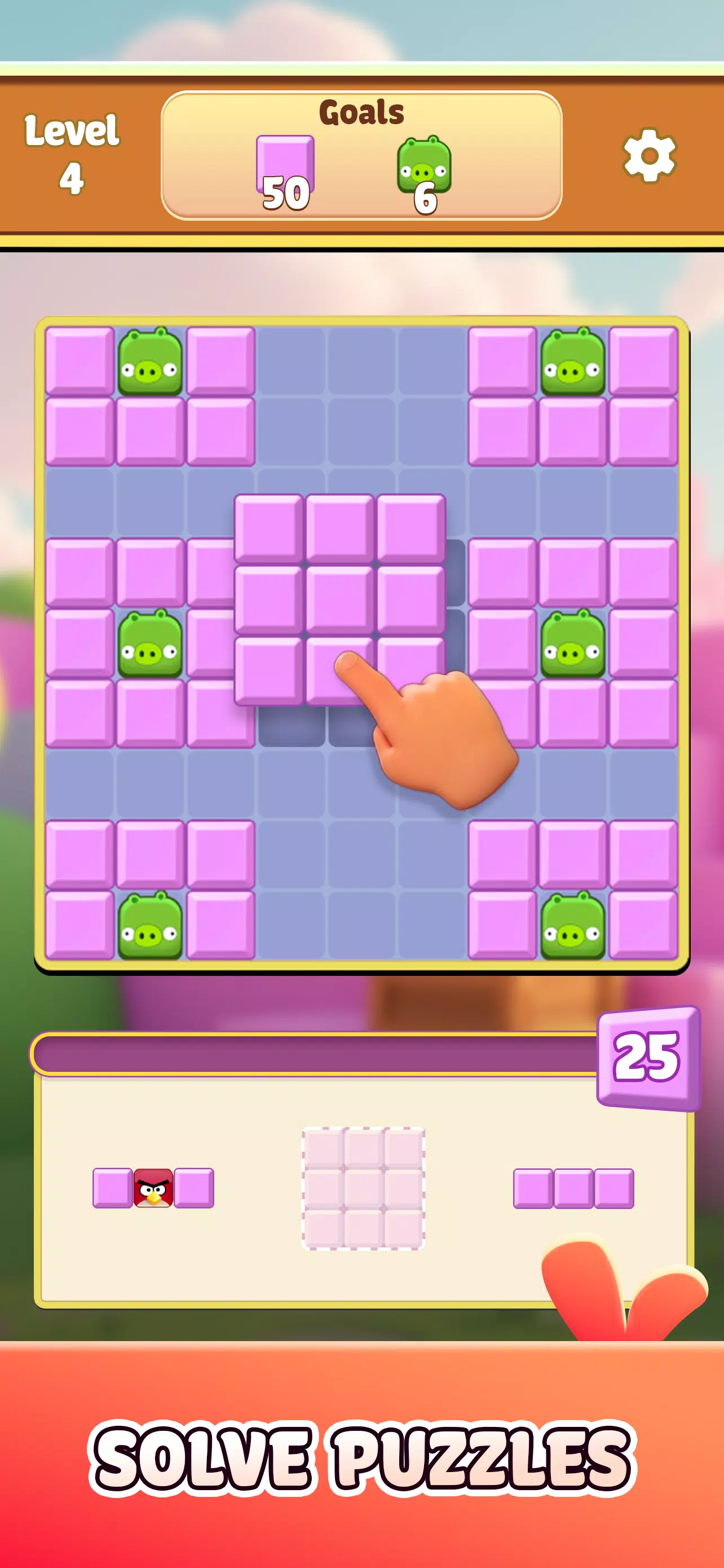 Angry Birds Block Quest 스크린샷 1