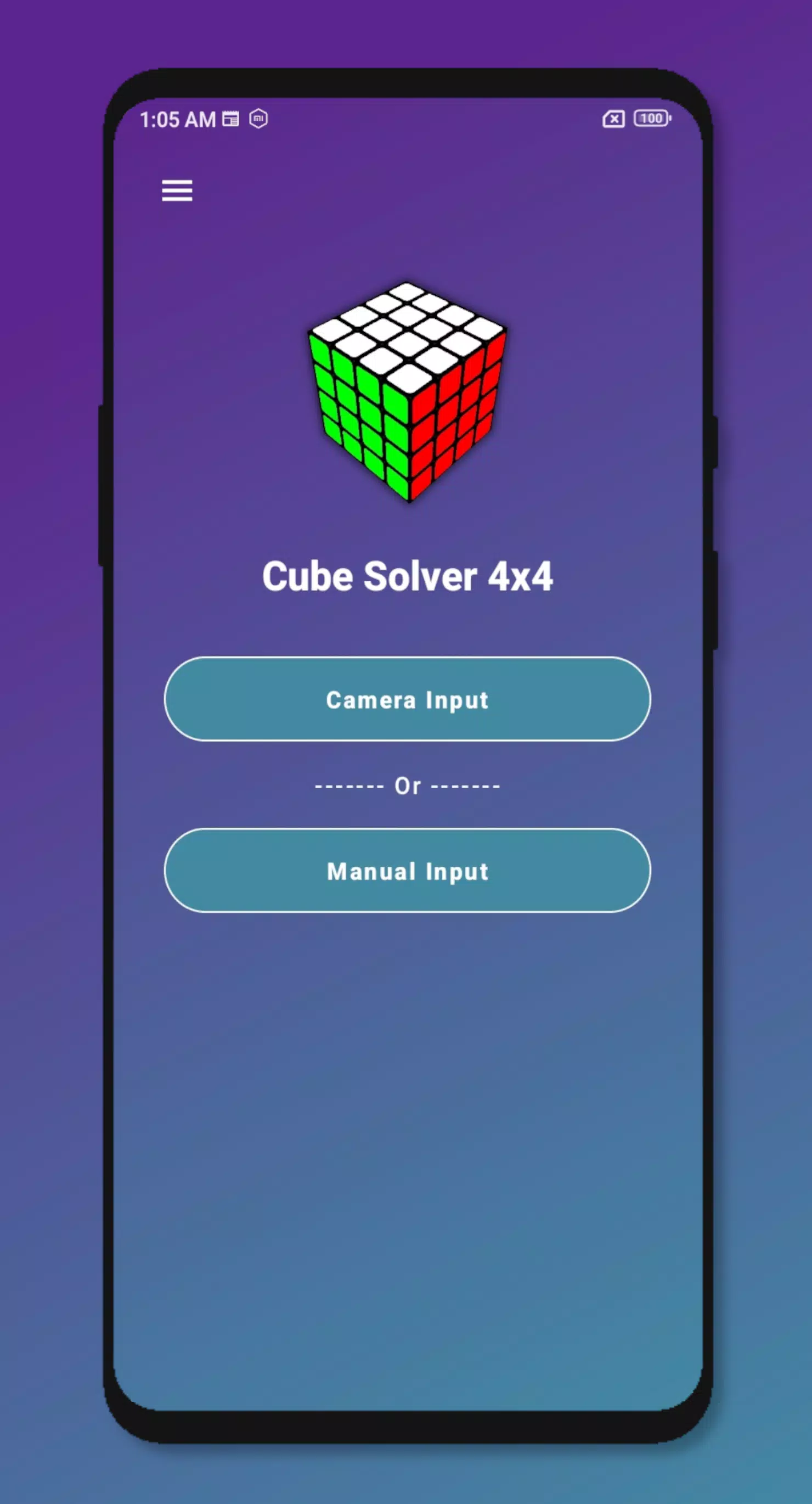 Rubik’s Cube Solver 4x4 स्क्रीनशॉट 1