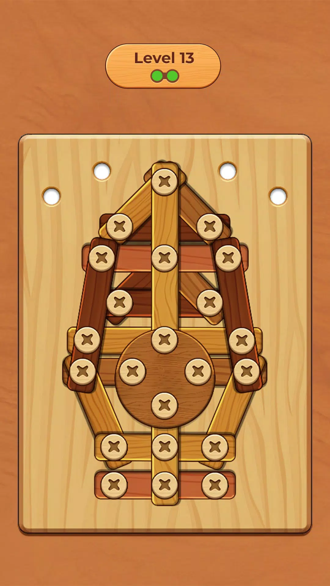 Wood Screw Puzzle Capture d'écran 1