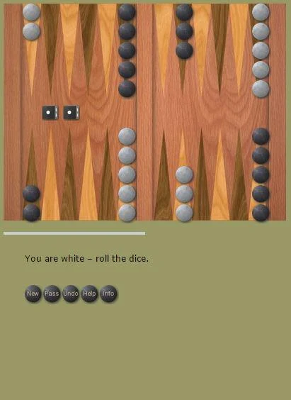 Backgammon Solitaire Classic Captura de tela 1