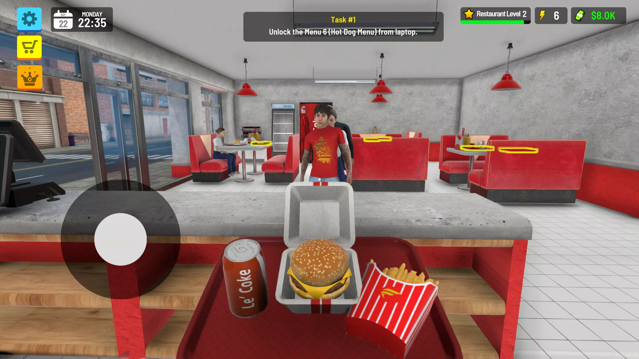 Burger Station Simulator 3D! 스크린샷 1