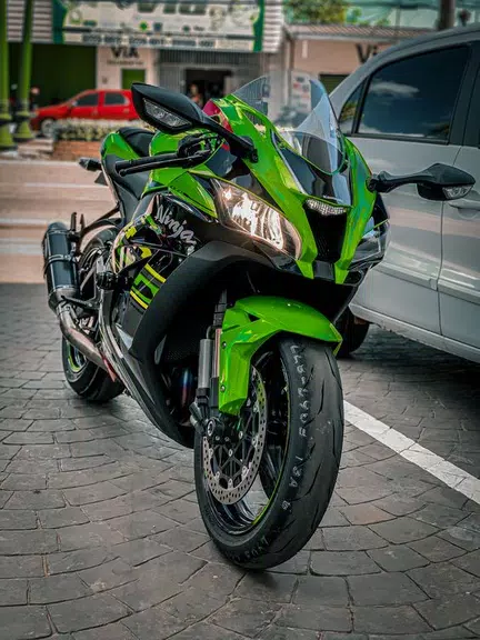 Kawasaki Ninja ZX10r Wallpaper スクリーンショット 1