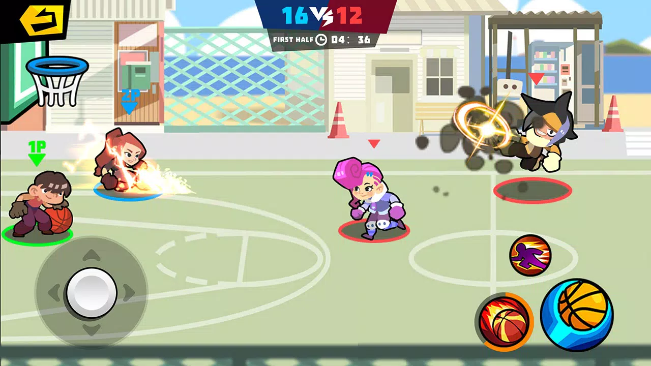 Combat Basketball- Sharp War Screenshot 1