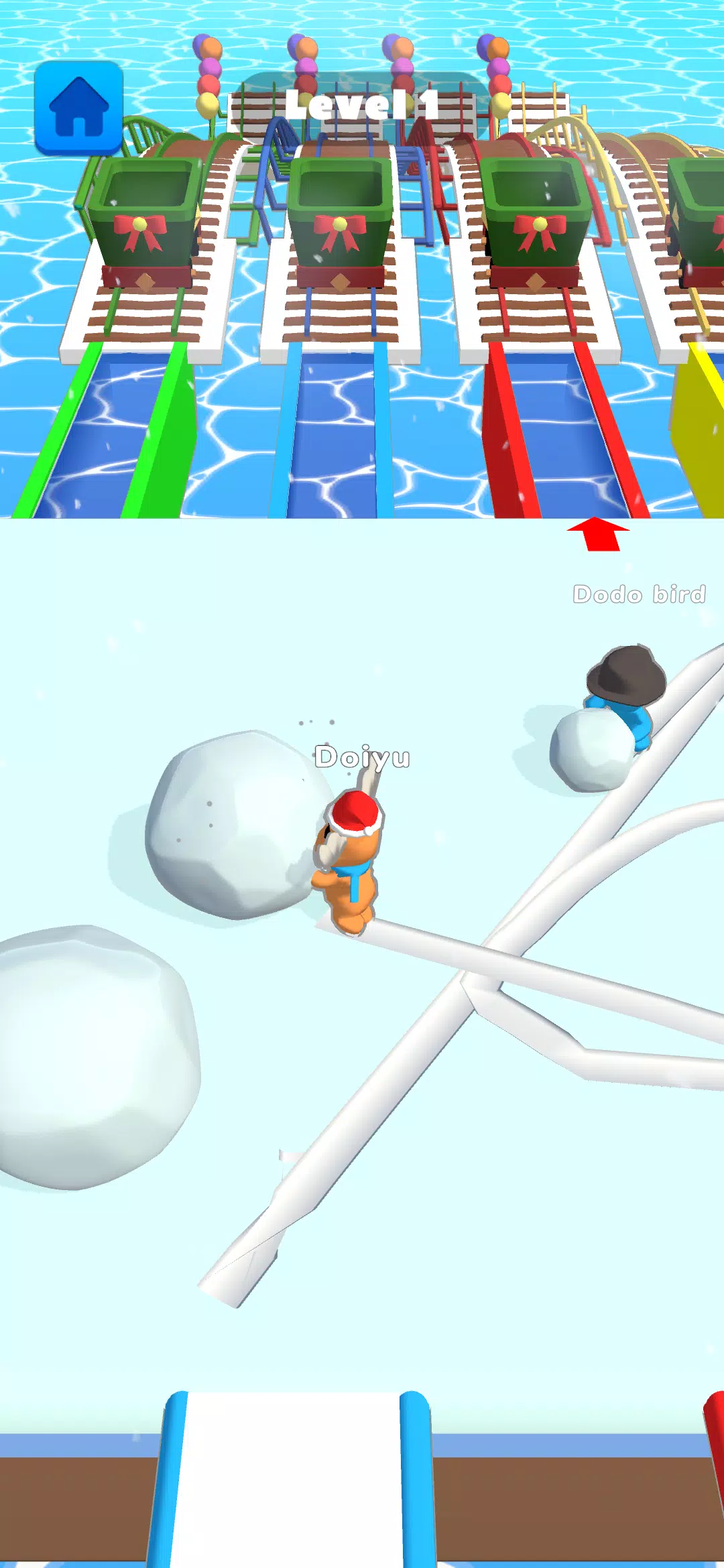 Ice Runner Battle: Snow Race Captura de pantalla 2