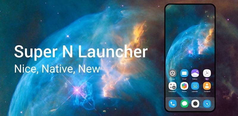 Super N Launcher -Super design Captura de pantalla 1