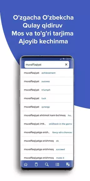 Wisdom EnglishUzbek dictionary スクリーンショット 4