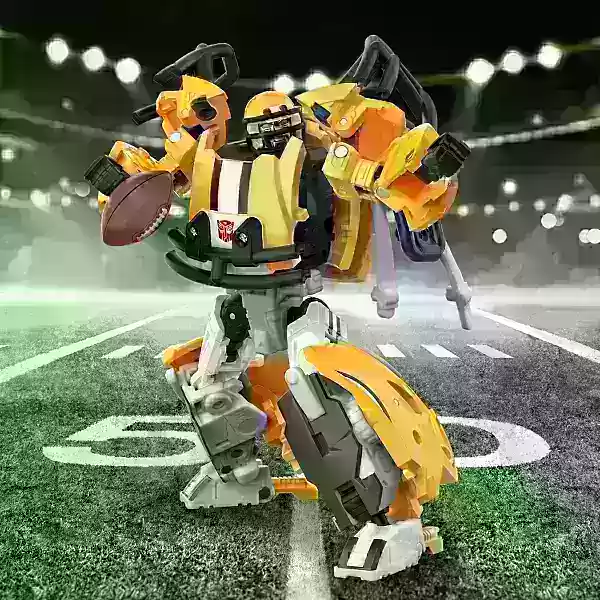 Preorder Now: Transformers X NFL Helmets Figures