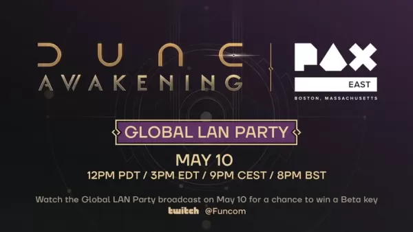 Dune : 깨어 난 베타 주말에 주말에 걸쳐 Global Lan Party가 있습니다.