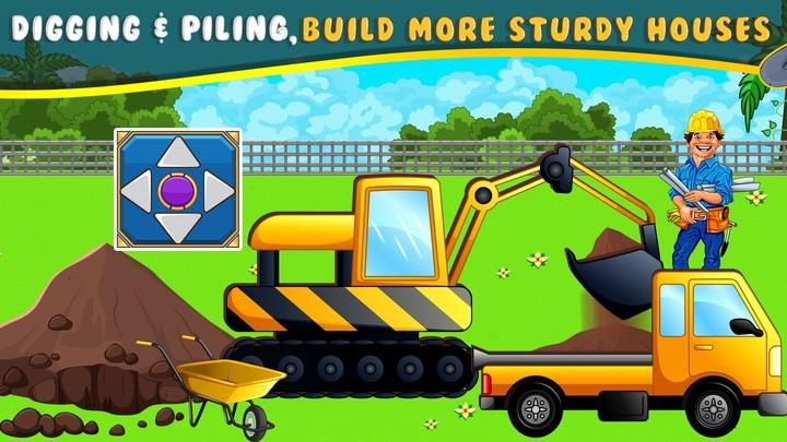 Construction Builder Truck Captura de tela 1