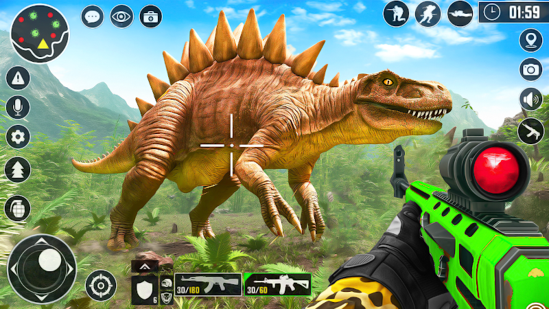 Wild Dino Hunting: Gun Games Capture d'écran 4