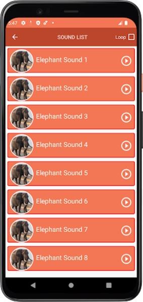 Elephant Sounds Capture d'écran 1