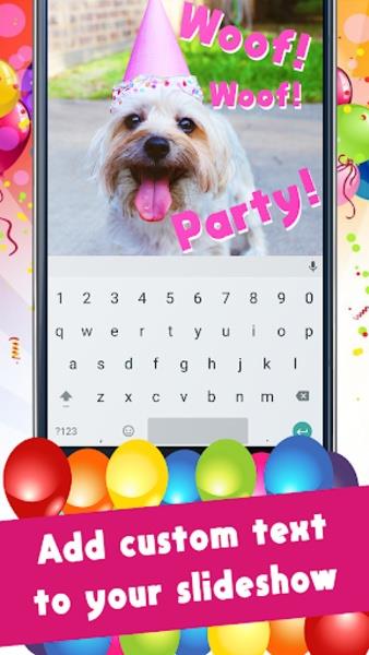 Happy Birthday Video Maker With Music And Photos Скриншот 3