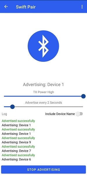 Bluetooth Le Spam स्क्रीनशॉट 2