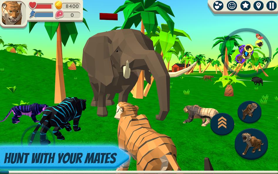 Tiger Simulator 3D Mod स्क्रीनशॉट 3