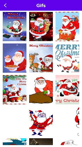 Santa Claus Gift GIF Sticker Capture d'écran 3