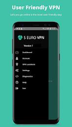 5 Euro VPN - The Android app f स्क्रीनशॉट 3