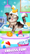 Baby Cat DayCare: Kitty Game Captura de tela 1