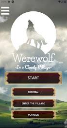 Werewolf -In a Cloudy Village- 스크린샷 1