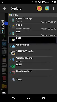 X-plore File Manager Captura de pantalla 4