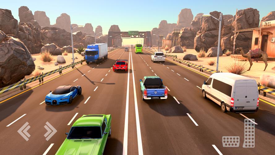 Real Highway Car Racing Games Captura de tela 2