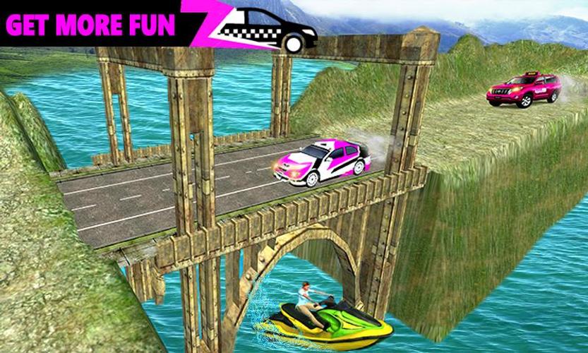 Pink Taxi Driving Game 3D स्क्रीनशॉट 3