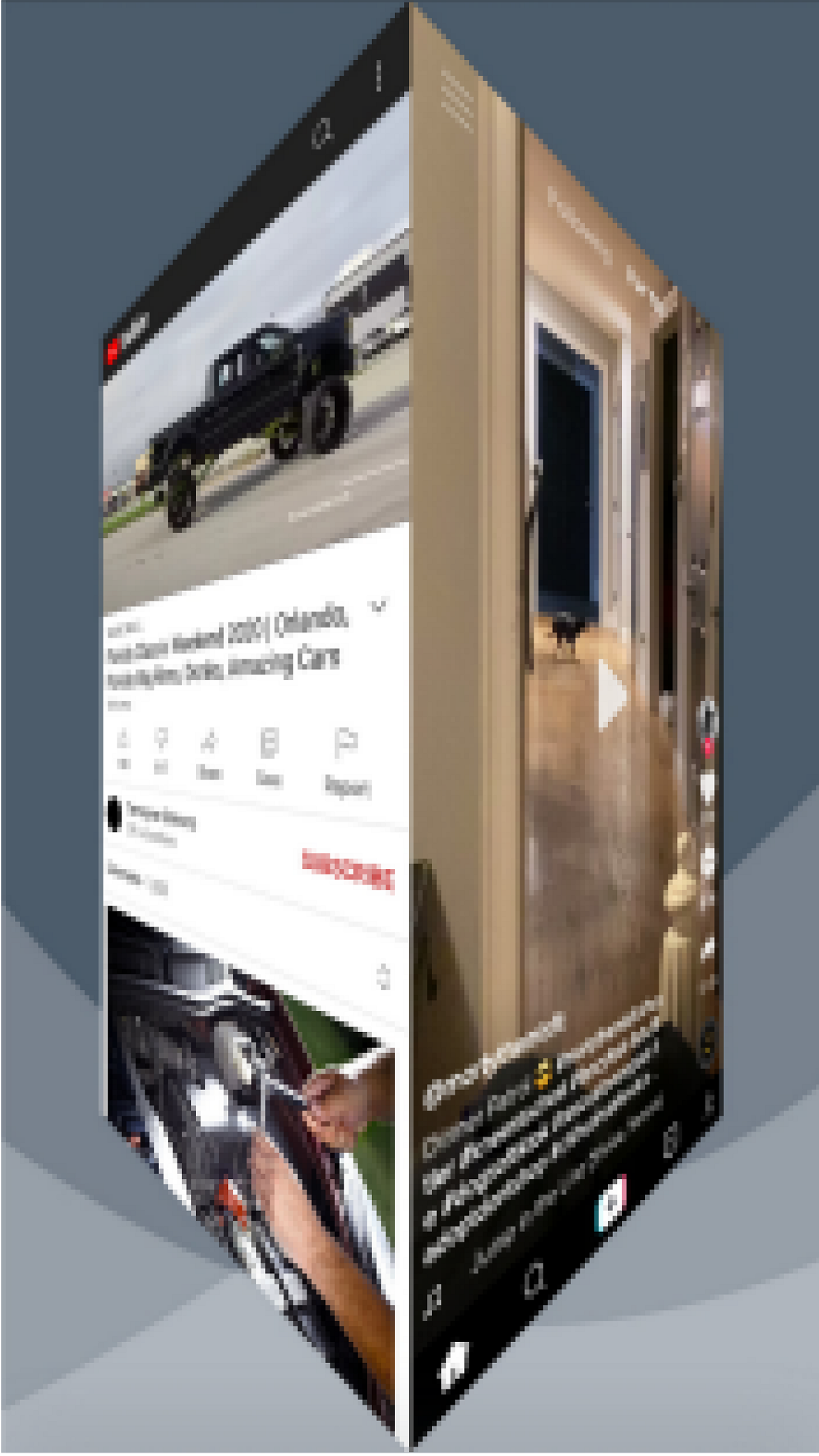 Social Networks 3D Media Cube Captura de pantalla 2
