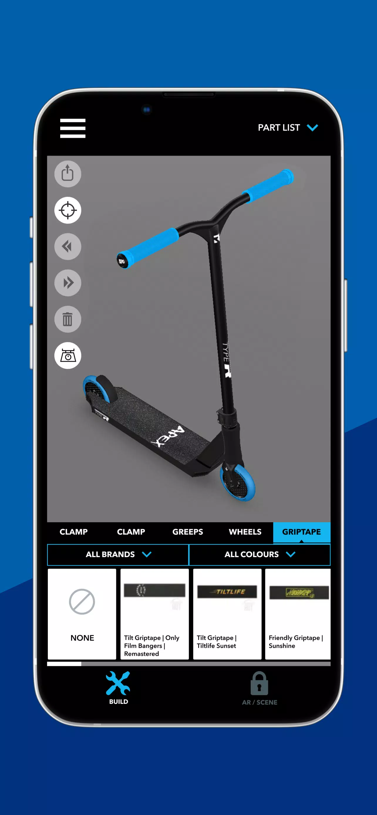 Scooter 3D custom builder Скриншот 3