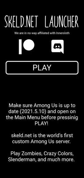 Skeld.net Among Us Mods Captura de pantalla 1