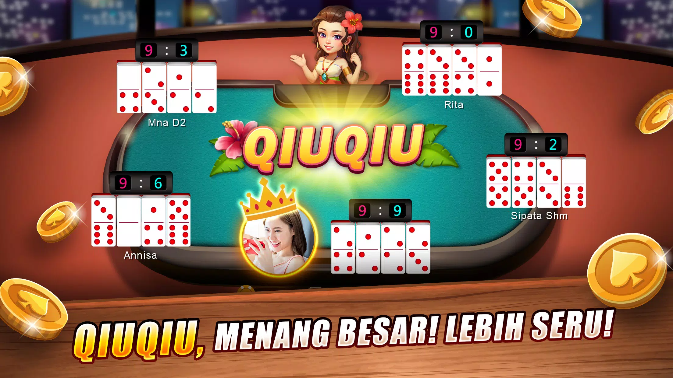 LUXY Domino Gaple QiuQiu Poker Скриншот 2