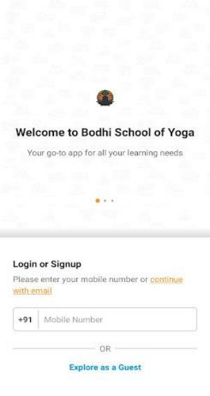 Bodhi School of Yoga स्क्रीनशॉट 1