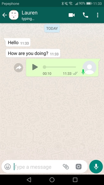 Fake Chat Whatsapp Capture d'écran 4