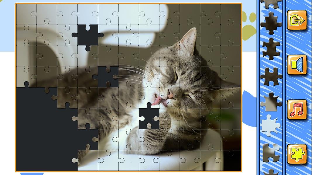 Jigsaw Puzzle Cats Kitten スクリーンショット 1