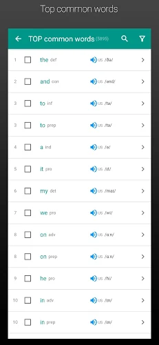 Learn CEFR Oxford Words Screenshot 2