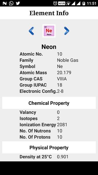 Complete Periodic Table Screenshot 3