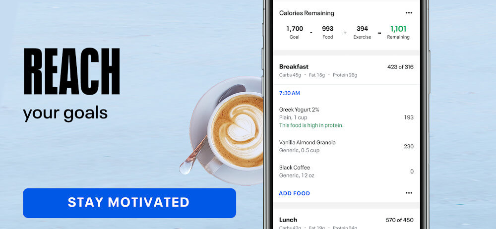 MyFitnessPal Mod Скриншот 4