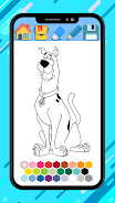 Scooby coloring doo cartoon ga Captura de tela 1