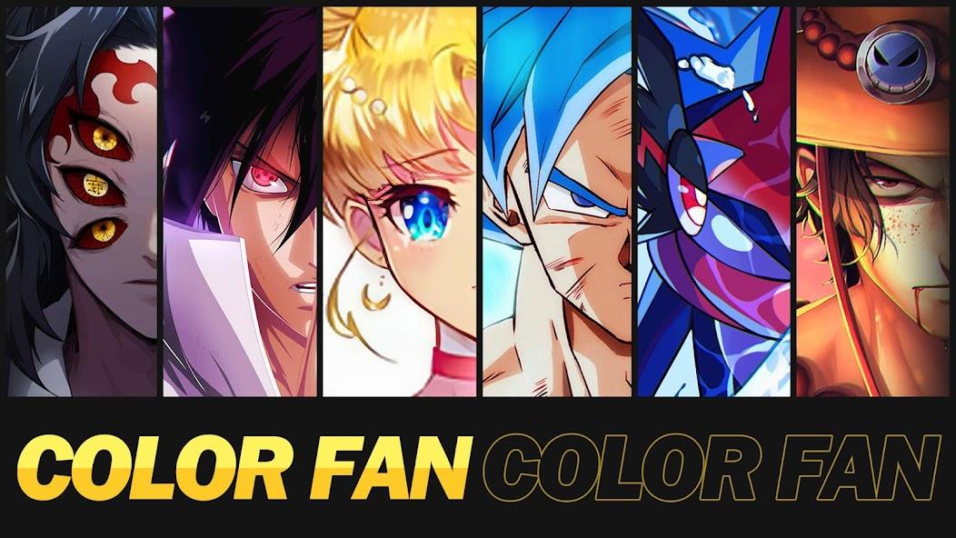 Color Fan - Color By Number Mod 스크린샷 1