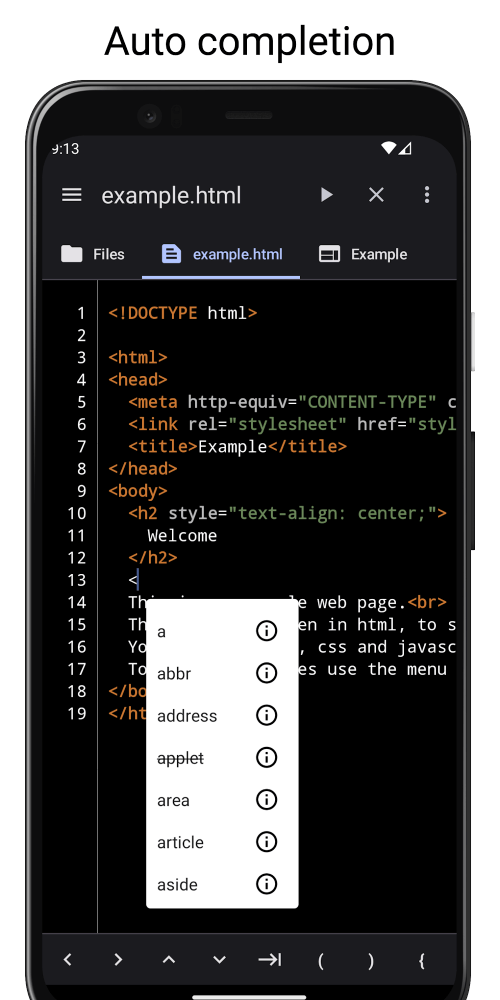 WebCode स्क्रीनशॉट 2