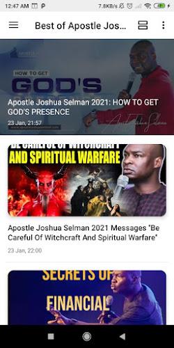 Apostle Joshua Selman Capture d'écran 1