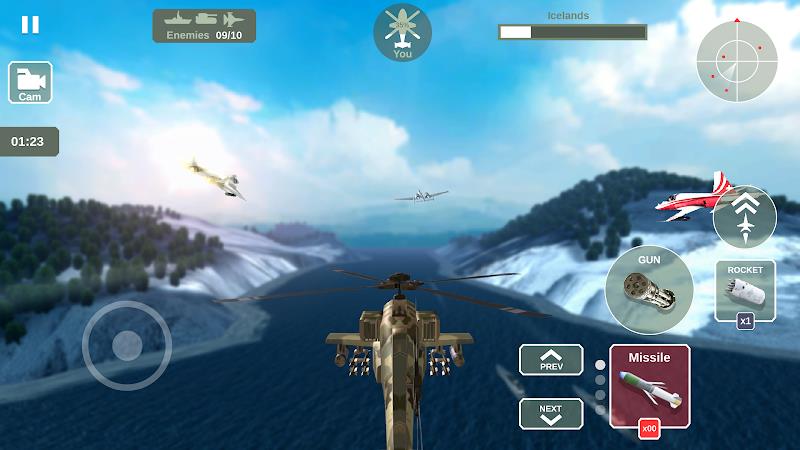 Helicopter Simulator: Warfare 스크린샷 2