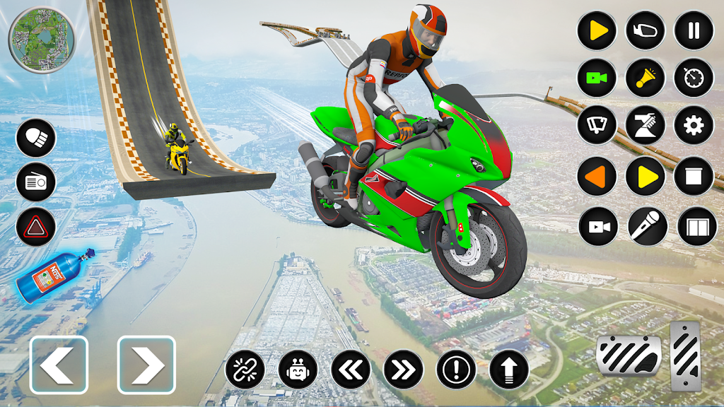 Extreme Stunt Bike Driving 3D Captura de pantalla 1