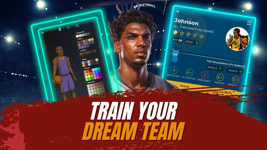 Astonishing Basketball Manager Capture d'écran 3