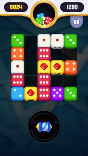 Merge Block: Dice Puzzle Captura de tela 4