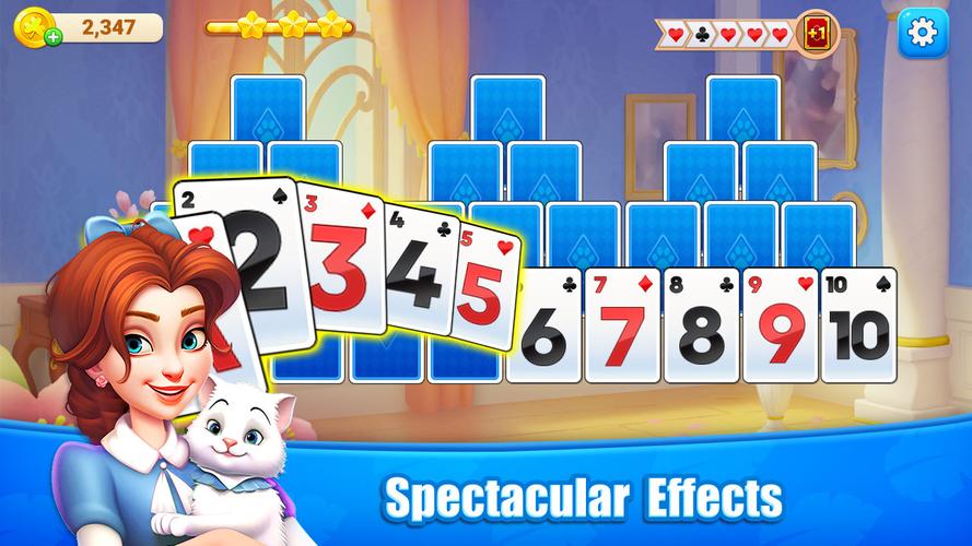 Classic Solitaire TriPeaks 스크린샷 2