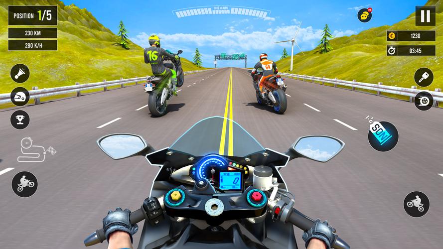 Moto Traffic Bike Race Game 3d स्क्रीनशॉट 1