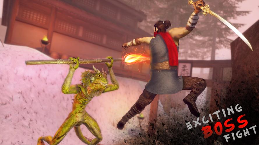 Ninja Shadow Fighting Games 3D स्क्रीनशॉट 4