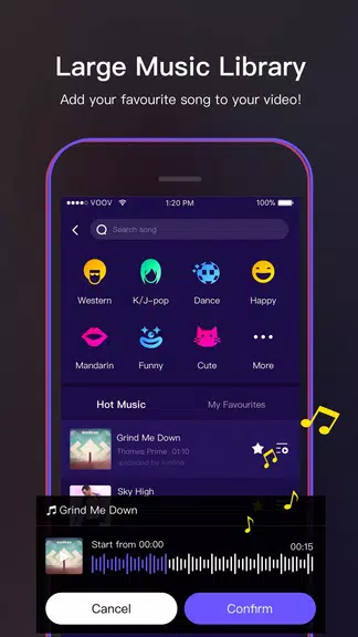 VOOV - Free Social Video App Captura de pantalla 3