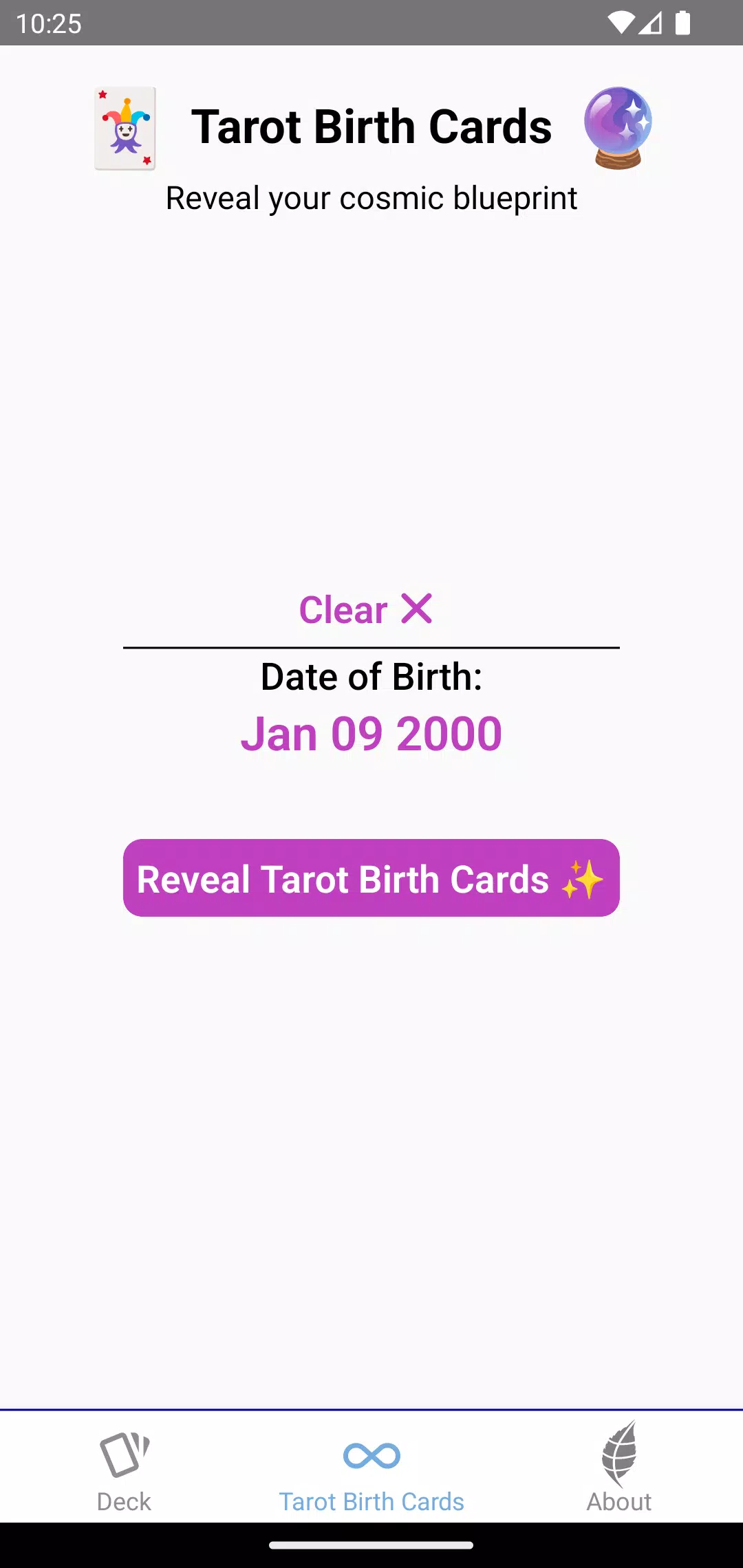 Tarot Birth Cards應用截圖第2張